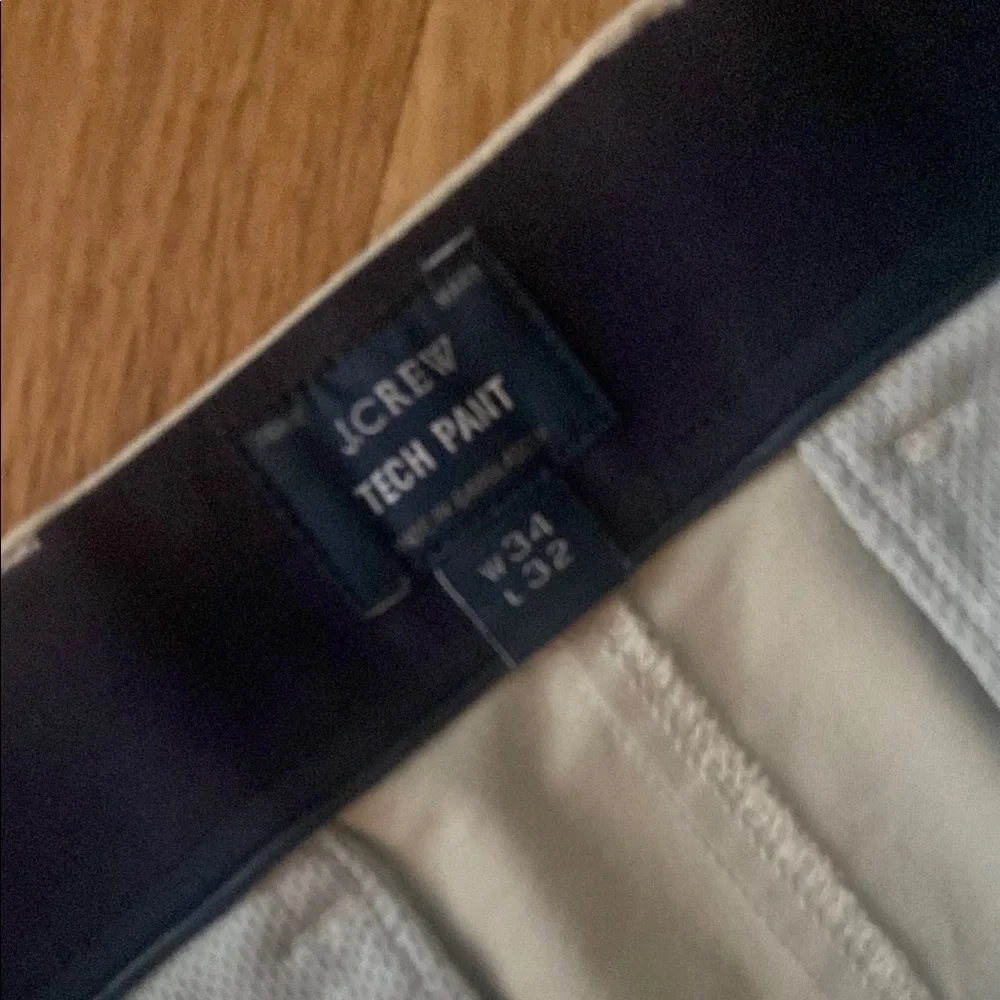 Men's Slim Fit Cream Chino Pants
